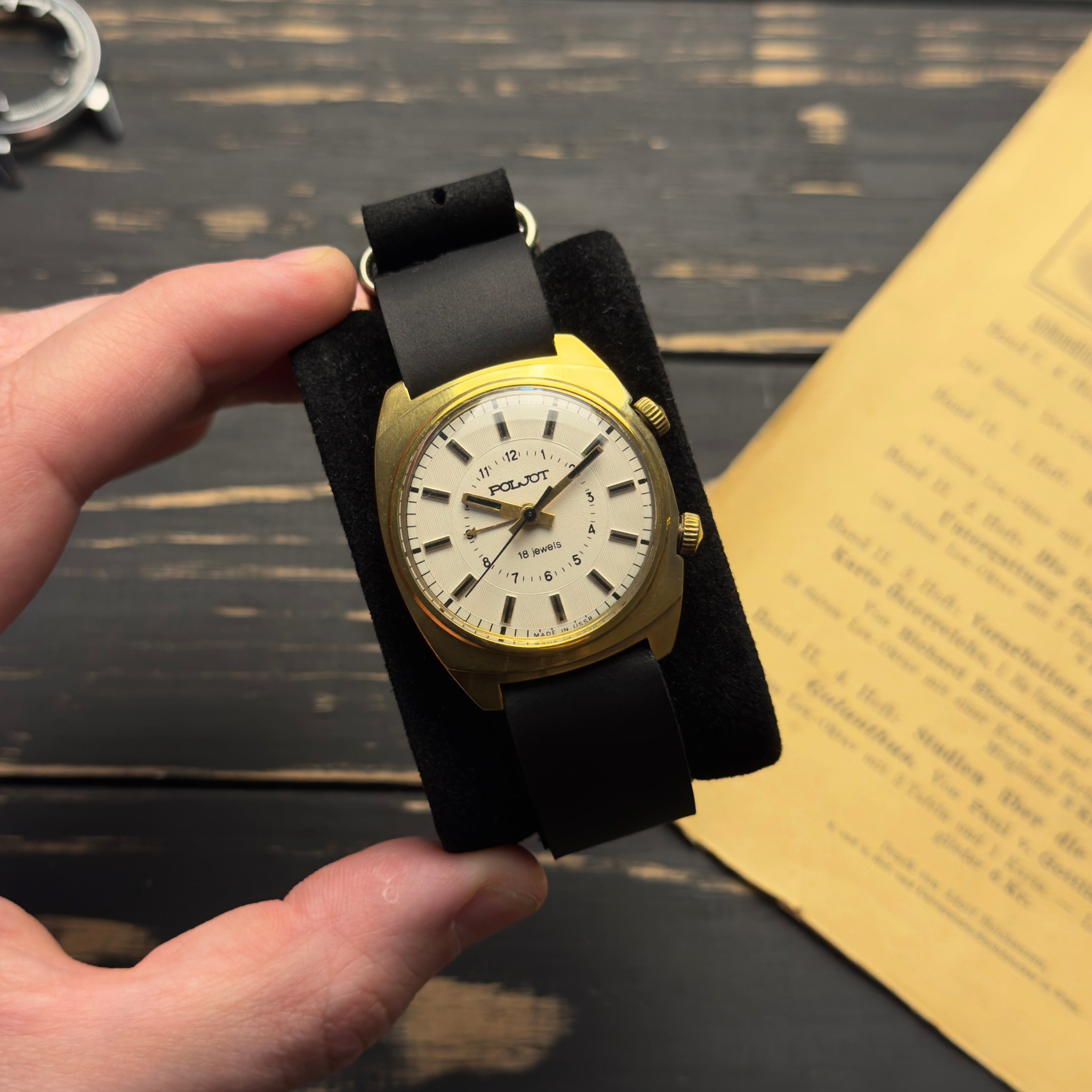 Rare Vintage Soviet-Era Poljot «Signal» Wrist Watch (1950s, USSR, 1 ...