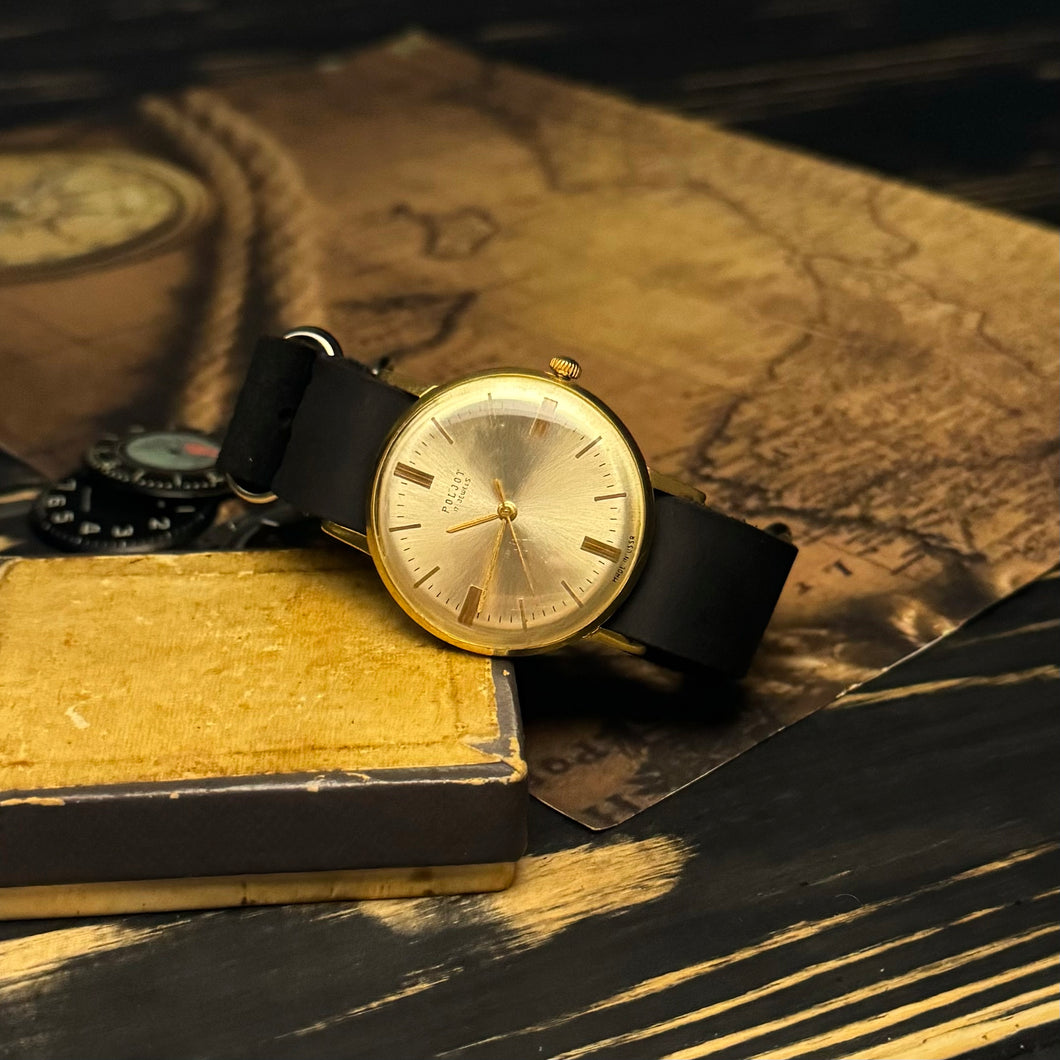 Vintage export Poljot wrist watch 1970s Au20!