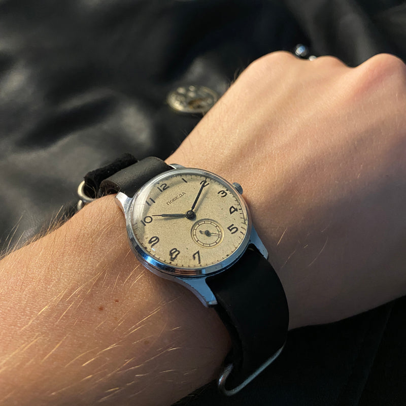 Rare Vintage soviet wrist watch Pobeda 1 MChz 4Q 1953