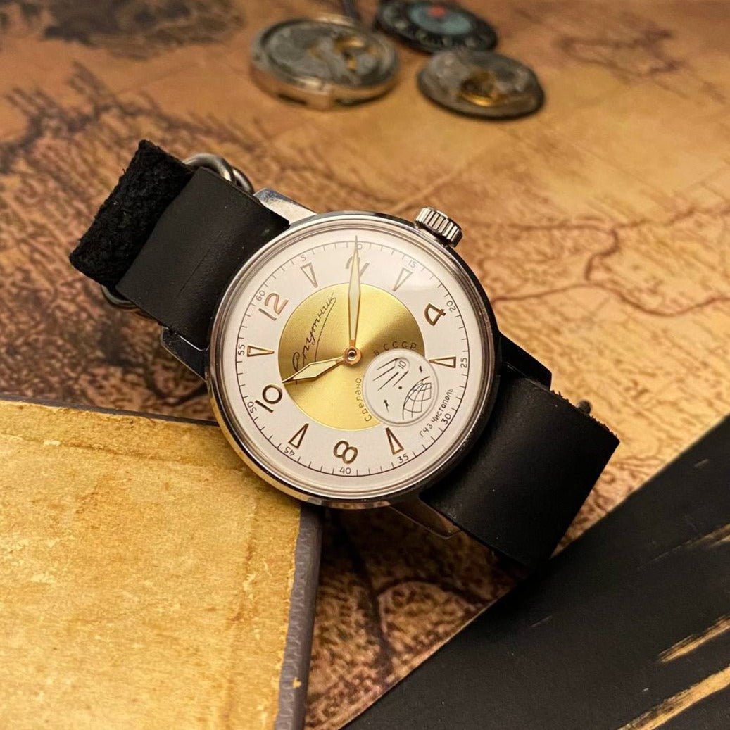 Rare! Vintage soviet wrist watch Sputnik 1980s - Sputnik1957