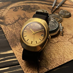 Vintage Poljot soviet wrist watch 1970s - Sputnik1957