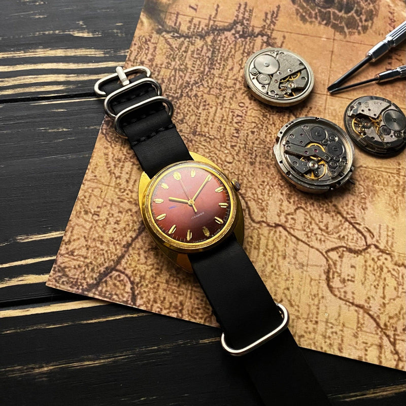 Vintage Soviet USSR men's "East" ( "WOSTOK") wrist watch - Sputnik1957